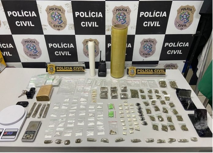 Denarc apreende ‘drogas premium’ e prende suspeito de tráfico em bairros nobres de Vila Velha