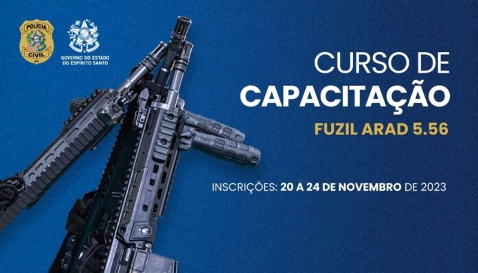 Acadepol anuncia curso de capacitação para novos fuzis ARAD 5.56