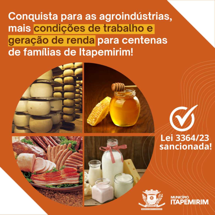 CONQUISTA PARA AS AGROINDÚSTRIAS, CONDIÇÕES DE TRABALHO E GERAÇÃO DE RENDA PARA CENTENAS DE FAMÍLIAS