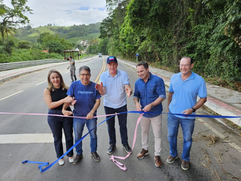 Governo autoriza obras e inaugura pavimentação de rodovia em Iconha