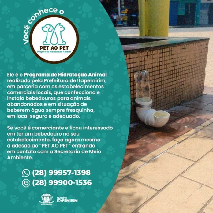 CONHEÇA O PROGRAMA PET AO PET