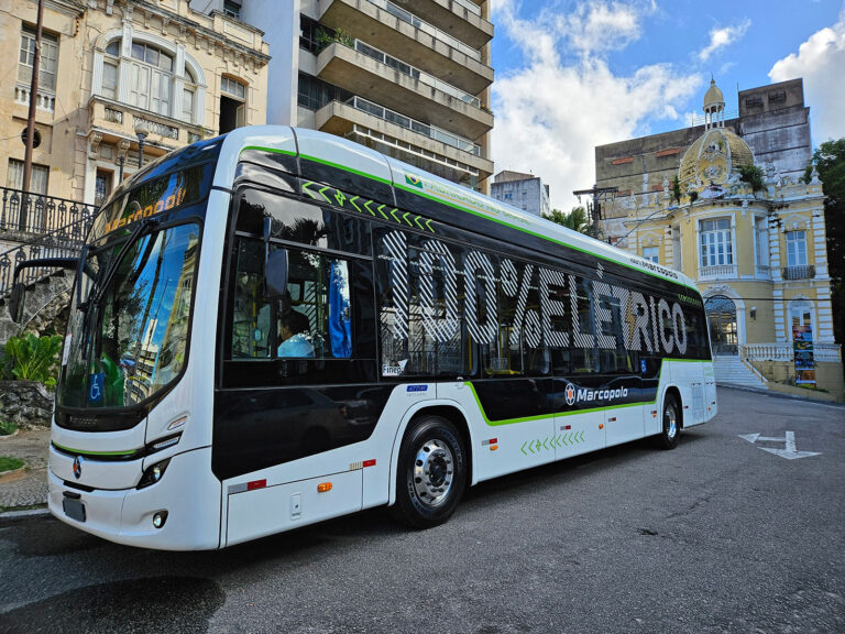 Empresa anuncia investimento na produção de frota de ônibus 100% elétricos em São Mateus