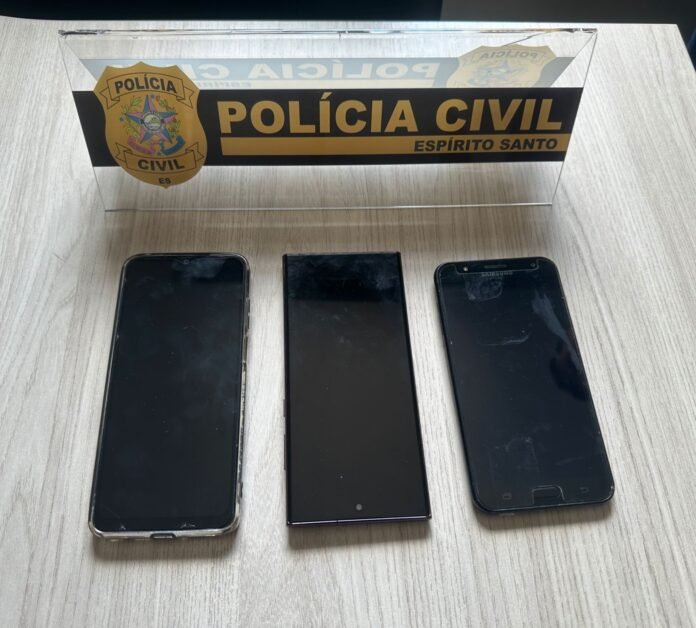  Polícia Civil recuperou no mês de novembro três aparelhos telefônicos em Vitória