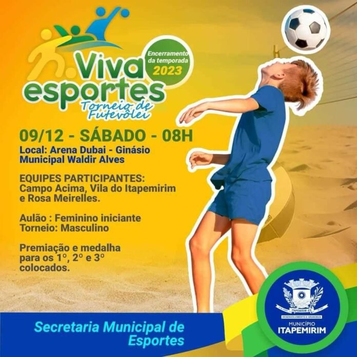 TORNEIRO VIVA ESPORTES DE FUTEVÔLEI ENCERRAMENTO DA TEMPORADA 2023 - TORNEIRO VIVA ESPORTES DE FUTEVÔLEI ENCERRAMENTO DA TEMPORADA 2023