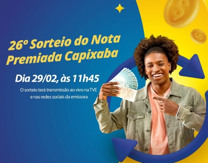 Nota Premiada Capixaba vai distribuir R$ 97,5 mil em prêmios aos consumidores nesta quinta-feira (29)