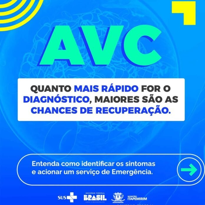 VOCÊ SABERIA IDENTIFICAR UM AVC? MINUTOS PODEM SALVAR VIDAS, E A INFORMAÇÃO É IMPORTANTE!