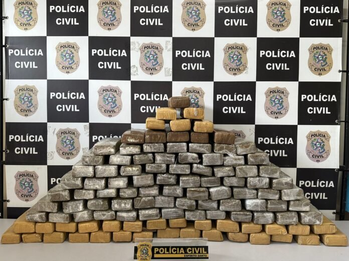 Denarc apreende 100 quilos de maconha na Serra