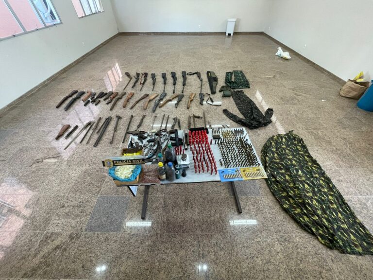 Operação Senhor das Armas estoura fábrica clandestina de armas em Pedro Canário