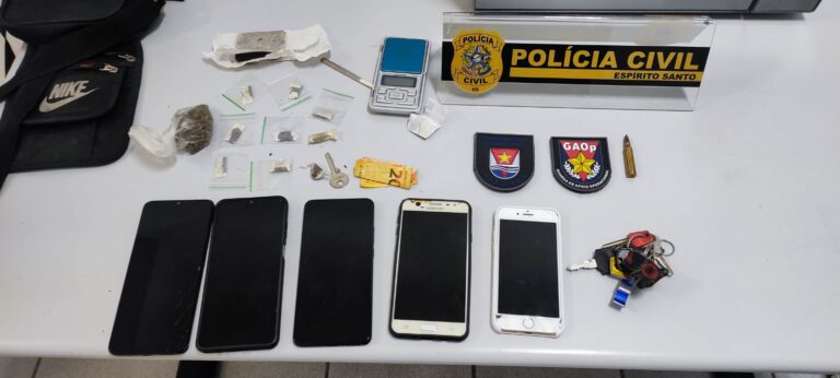 PCES e Guarda Municipal prendem suspeitos de tráfico de drogas após abordagem na Vila Rubim