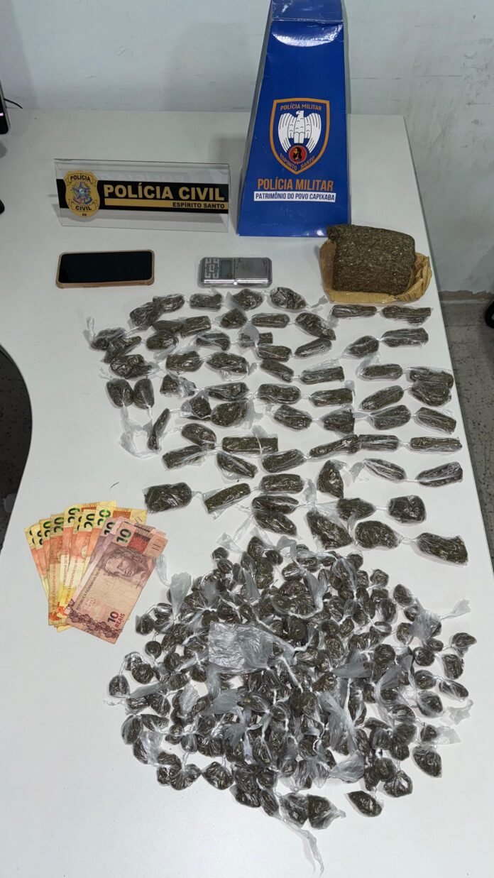 Polícia Civil prende investigado por tráfico de drogas em Guarapari