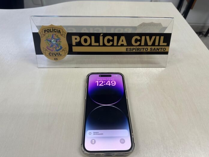 Distrito de Cariacica recupera celularde morador da Bahia
