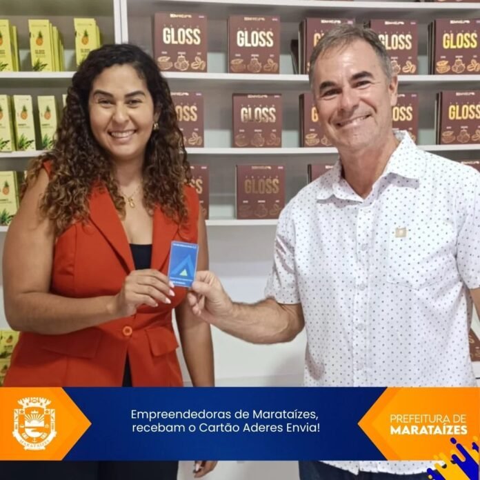 Empreendedoras de Marataízes, recebam o Cartão Aderes Envia!
