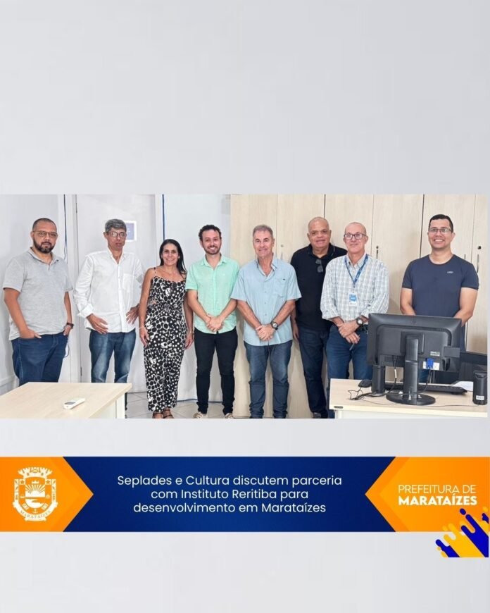 Seplades e Cultura discutem parceria com Instituto Reritiba para desenvolvimento em Marataízes