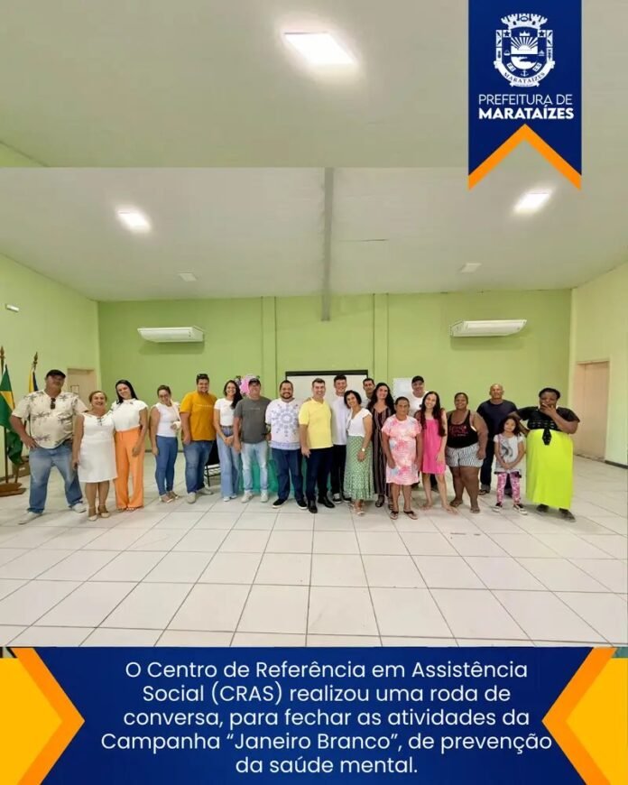 O Centro de Referência em Assistência Social (CRAS) realizou uma roda de conversa, para fechar as atividades da Campanha “Janeiro Branco”, de prevenção da saúde mental.