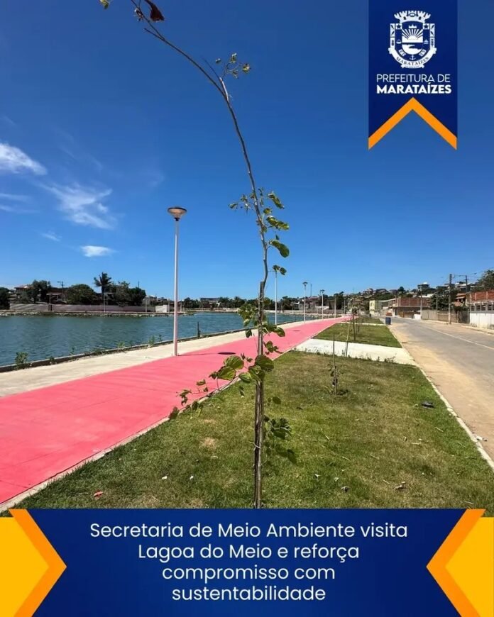 Secretaria de Meio Ambiente visita Lagoa do Meio e reforça compromisso com sustentabilidade