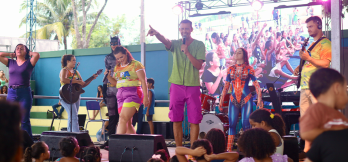Prefeitura promove Festival Colônia Kids e leva diversão e magia para o Bairro Céu Azul no fim de semana