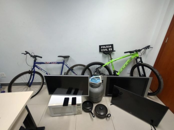 Polícia Civil recupera objetos furtados e identifica suspeitos em Itapemirim