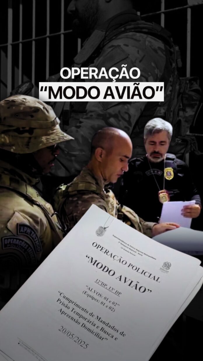 Operação ‘Modo Avião’ cumpre mandados de prisão em Cariacica e São Mateus