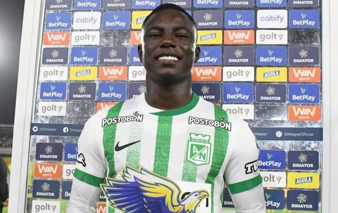 Marino Hinestroza, de 22 anos, destaque do Atlético Nacional, da Colômbia. Foto: Reprodução.