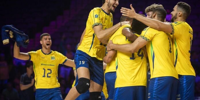 Seleção brasileira assume liderança da Liga das Nações de Vôlei