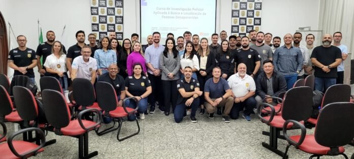 PCES participa de curso nacional de investigação policial aplicada à busca e localização de pessoas desaparecidas