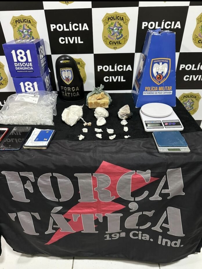 Polícia Civil prende suspeito de tráfico de drogas durante operação em Ponto Belo