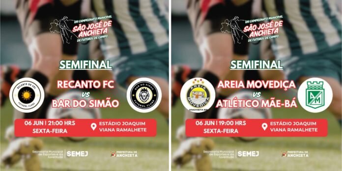 Notícia Semifinal do campeonato municipal será nesta sexta (6) - Prefeitura Municipal de Anchieta