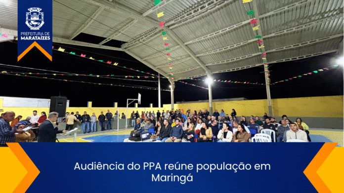 Audiência do PPA reúne população em Maringá