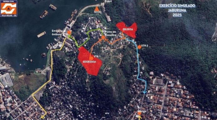 Governo do ES promove simulado de desastre natural com Bombeiros
