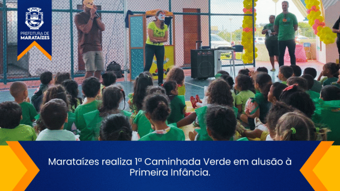 Marataízes realiza 1ª Caminhada Verde em alusão à Primeira Infância.