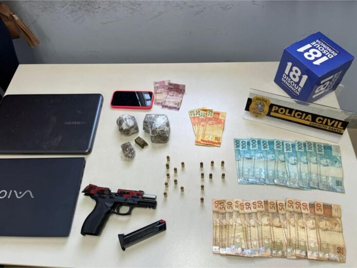 Operação ‘Sinal Vermelho’ resulta em prisões, apreensão de drogas, arma e dinheiro em Divino de São Lourenço