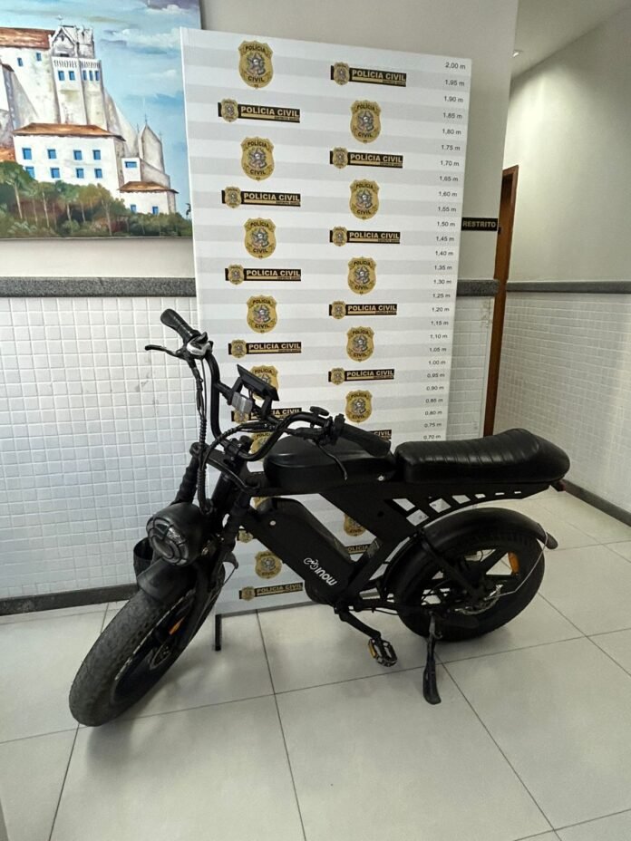 Polícia Civil do ES recupera bicicleta elétrica furtada e investiga Polícia Civil recupera bicicleta elétrica furtada em Vitória