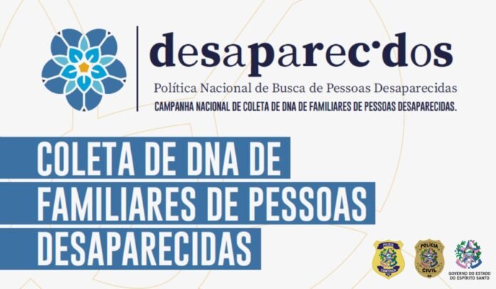 Polícias Científica e Civil participam da campanha nacional de coleta de DNA para ajudar a encontrar pessoas desaparecidas