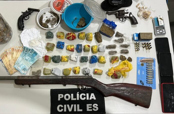 Polícia Civil prende casal em operação contra tráfico de drogas em Rio Bananal