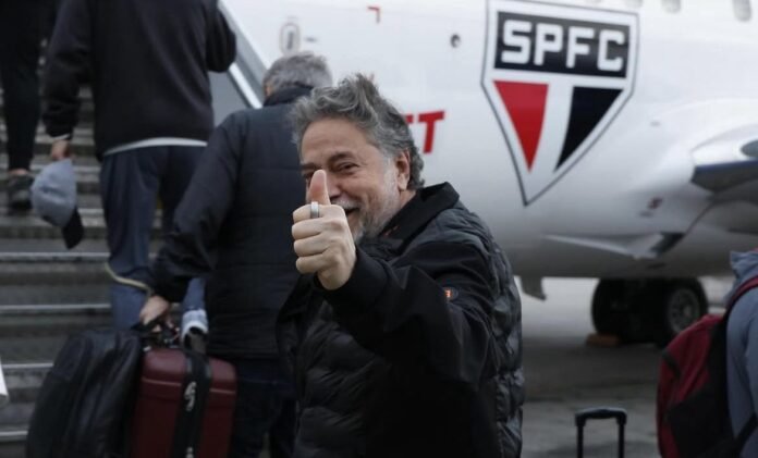 Júlio Casares é o presidente do São Paulo até 2026. Foto: Rubens Chiri
