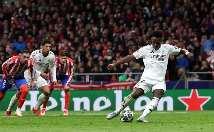 Atlético de Madrid x Real Madrid: IA projeta vitória merengue com gol de Vinícius Júnior