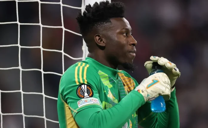 Manchester United chega a acordo para emprestar o goleiro Onana ao Trabzonspor