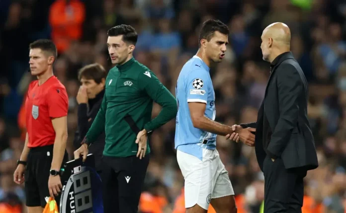 Meio-campista do City, Rodri manda recado ousado ao Arsenal: ‘Eu não me importo’