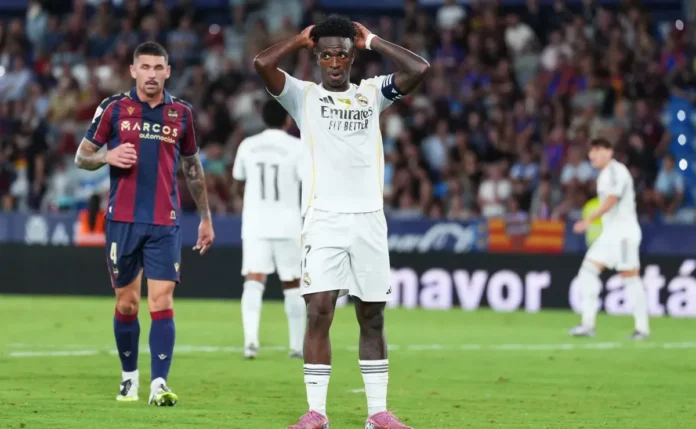 Vini Jr. faz revelação sobre gol na vitória do Real Madrid sobre o Levante: “Luka Modric me ensinou”