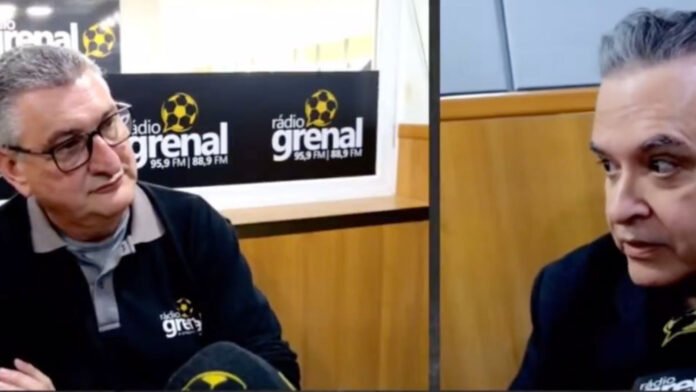 Grêmio: Antônio Dutra Júnior discute com jornalista ao vivo: 