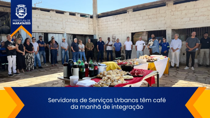 Servidores de Serviços Urbanos têm café da manhã de integração