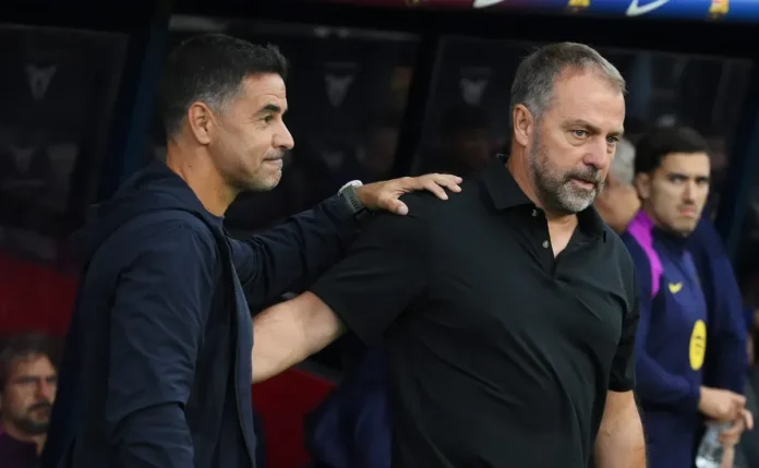 Hansi Flick recebe cartão vermelho no Barcelona e cumprirá suspensão contra o Real Madrid