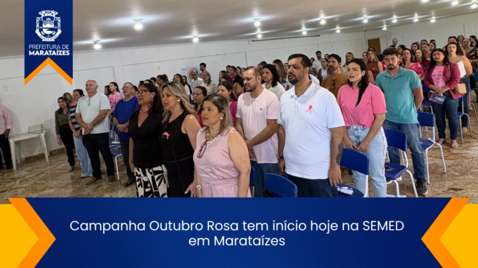 Campanha Outubro Rosa tem início hoje na SEMED em Marataízes