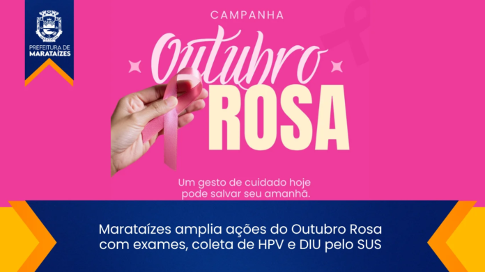 Marataízes amplia ações do Outubro Rosa com exames, coleta de HPV e DIU pelo SUS