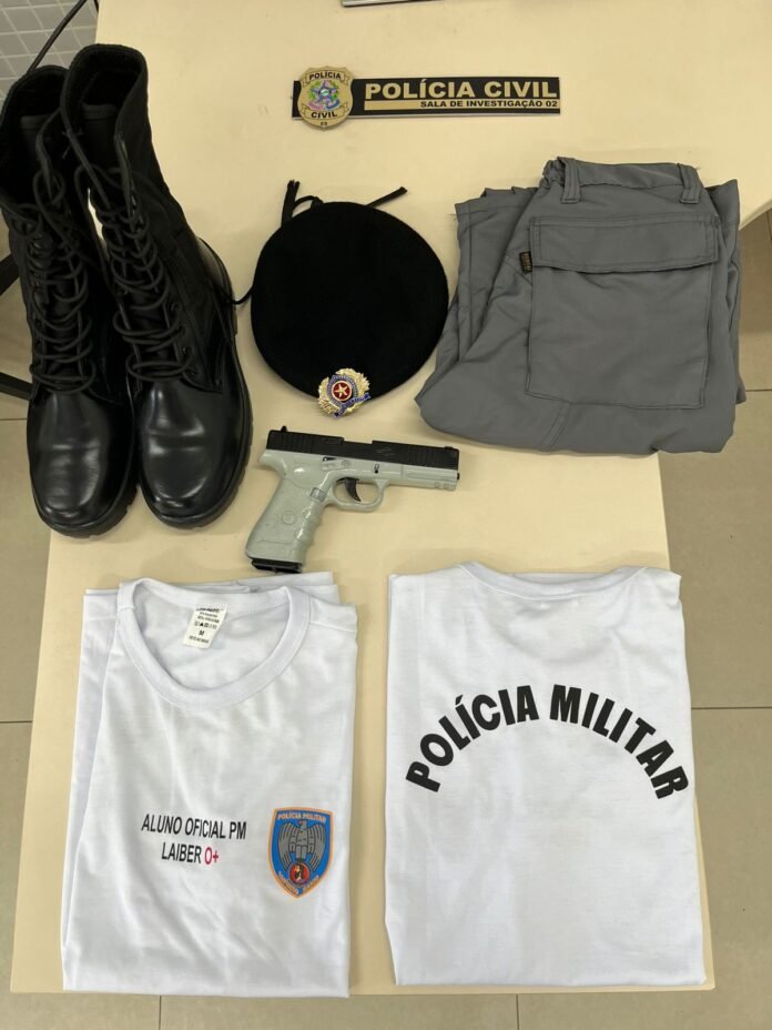 Polícia Civil apreende materiais utilizados por homem que se passava por aluno da PMES