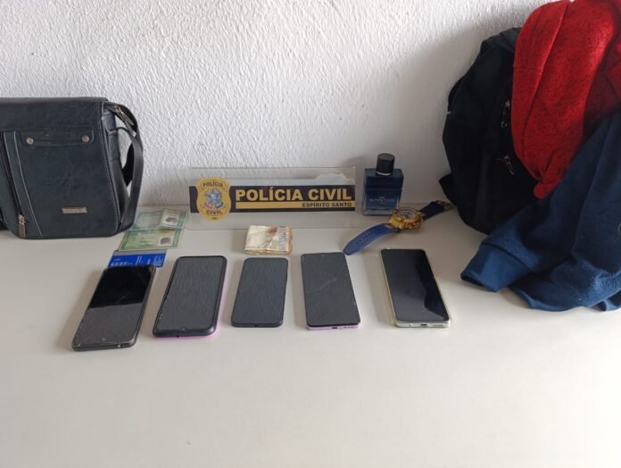 Operação ‘Ponto Final’: Polícia Civil prende autor de furtos de celulares na Serra