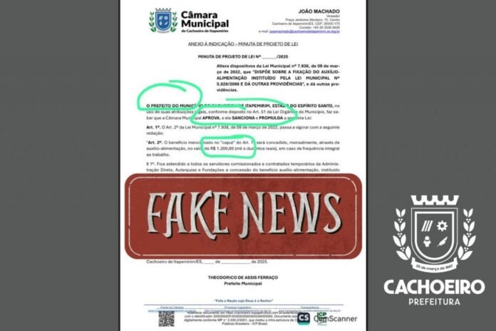 Nota Oficial - Prefeitura de Cachoeiro de Itapemirim