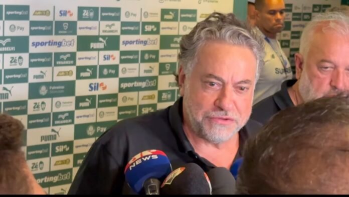 Júlio Casares é o presidente do SPFC até 2026. Foto: Reprodução.