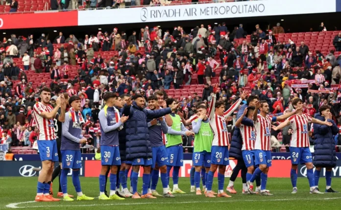Atlético de Madrid termina 2025 fora do pódio anual da LaLiga e com recorde de gols
