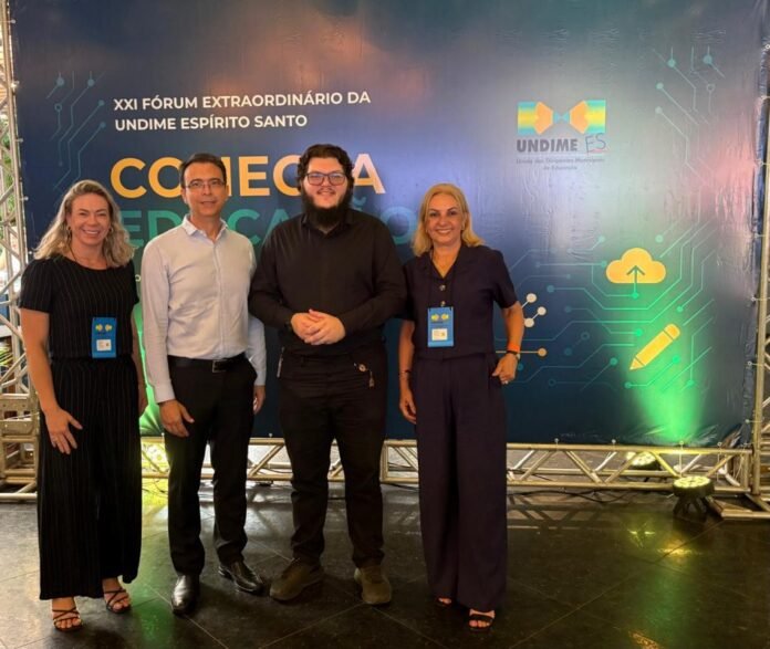Representantes de Cachoeiro participam do XXI Fórum Extraordinário da UNDIME-ES – Conecta Educação - Prefeitura de Cachoeiro de Itapemirim